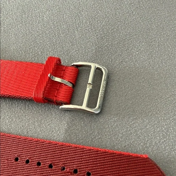 Hermes Red Apple Watch Band 45mm - Picture 2 of 5